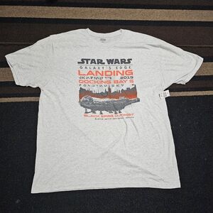 !!! Disney Star Wars Men's T-Shirts - Galaxy's Edge Landing (XXL) - NEW